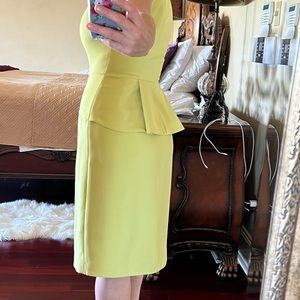 T  Tahari Mustard yellow Dress
